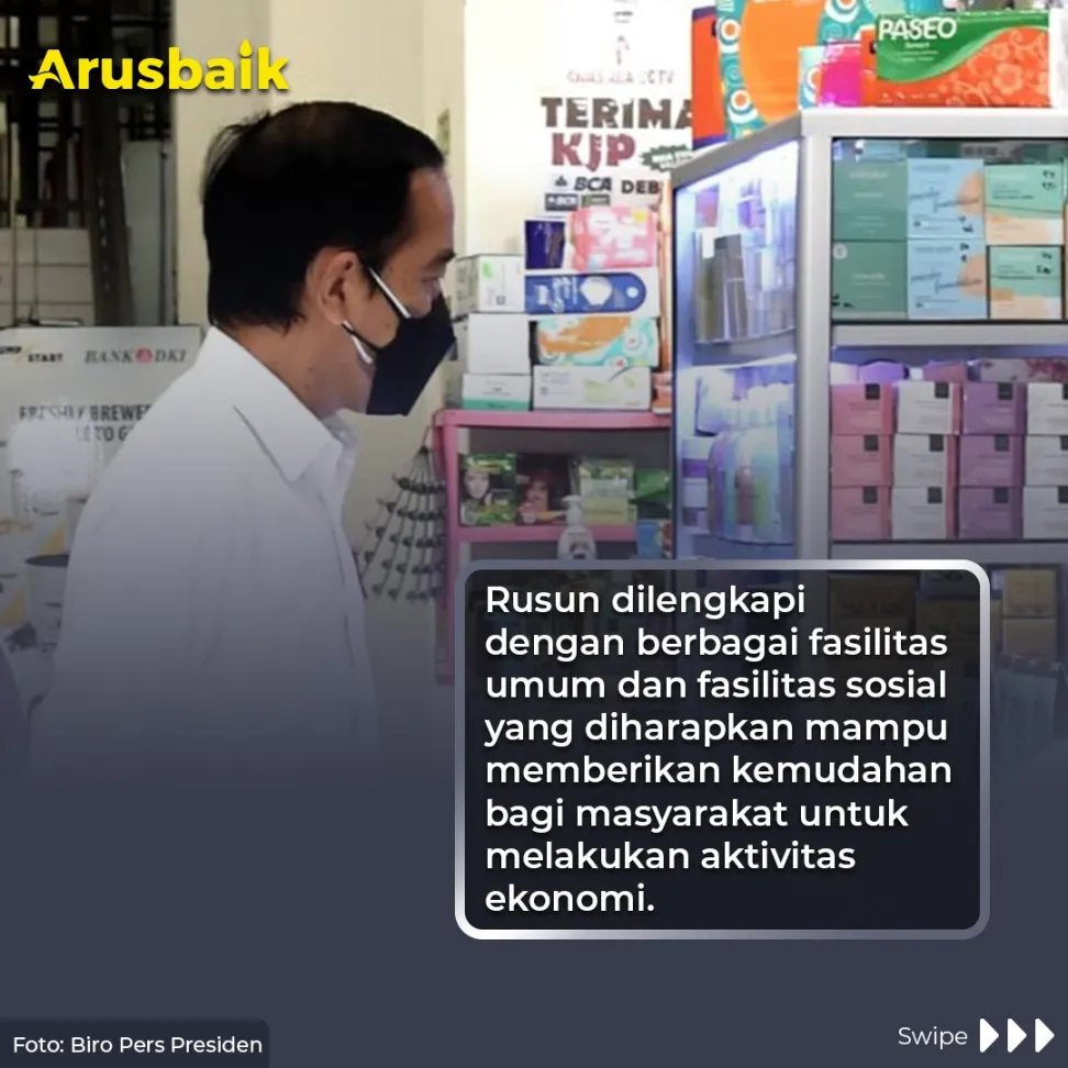 Presiden Resmikan Rusun Pasar Rumput Senilai Rp.970 Miliar