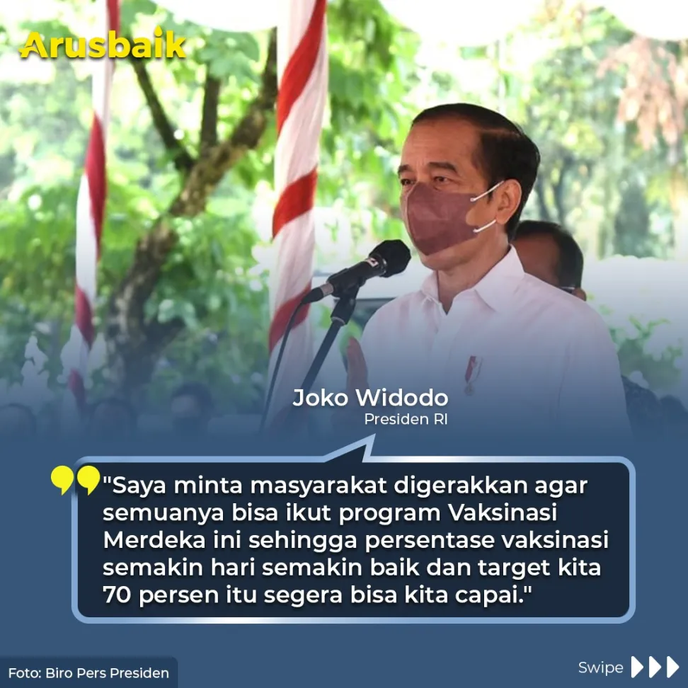 Vaksinasi Merdeka POLRI Gandeng Mahasiswa Untuk Vaksinasi