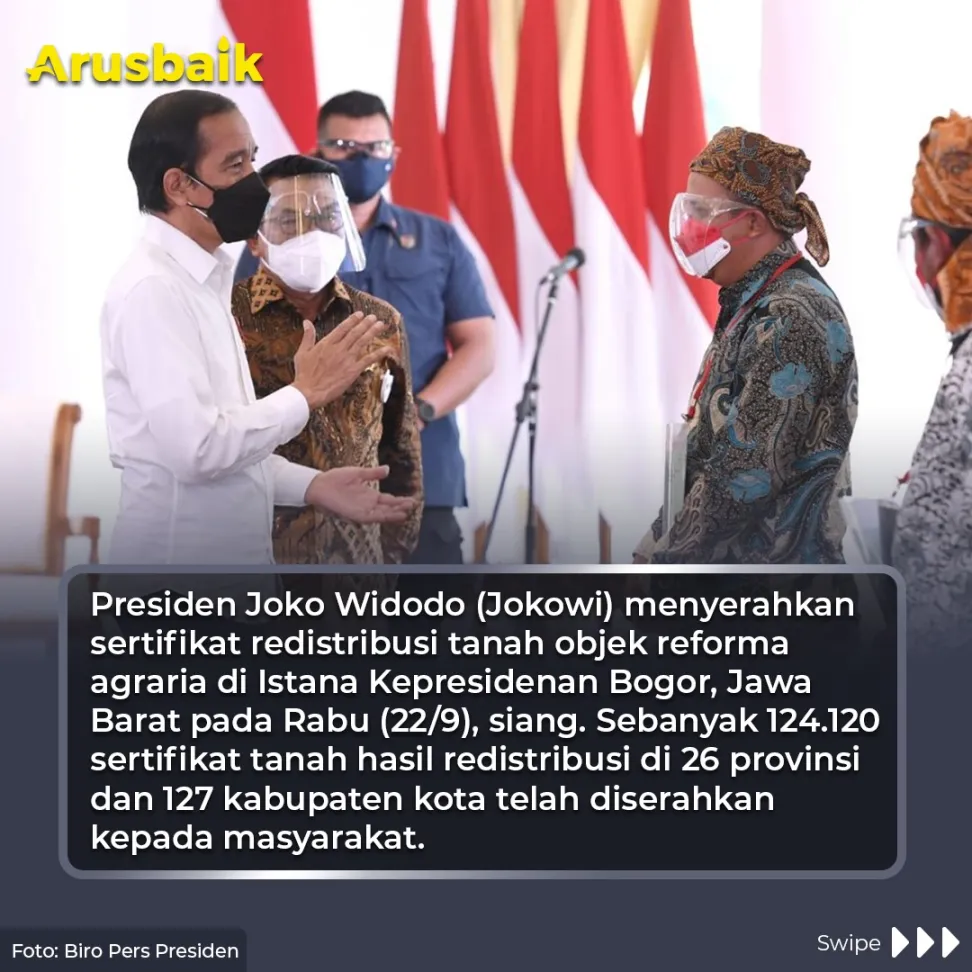 Bagi Sertifikat Tanah, Presiden Tak Ingin Konflik Agraria Terus Ada