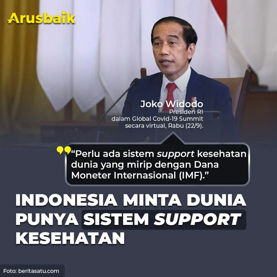 Indonesia Minta Dunia Punya Sistem Support Kesehatan