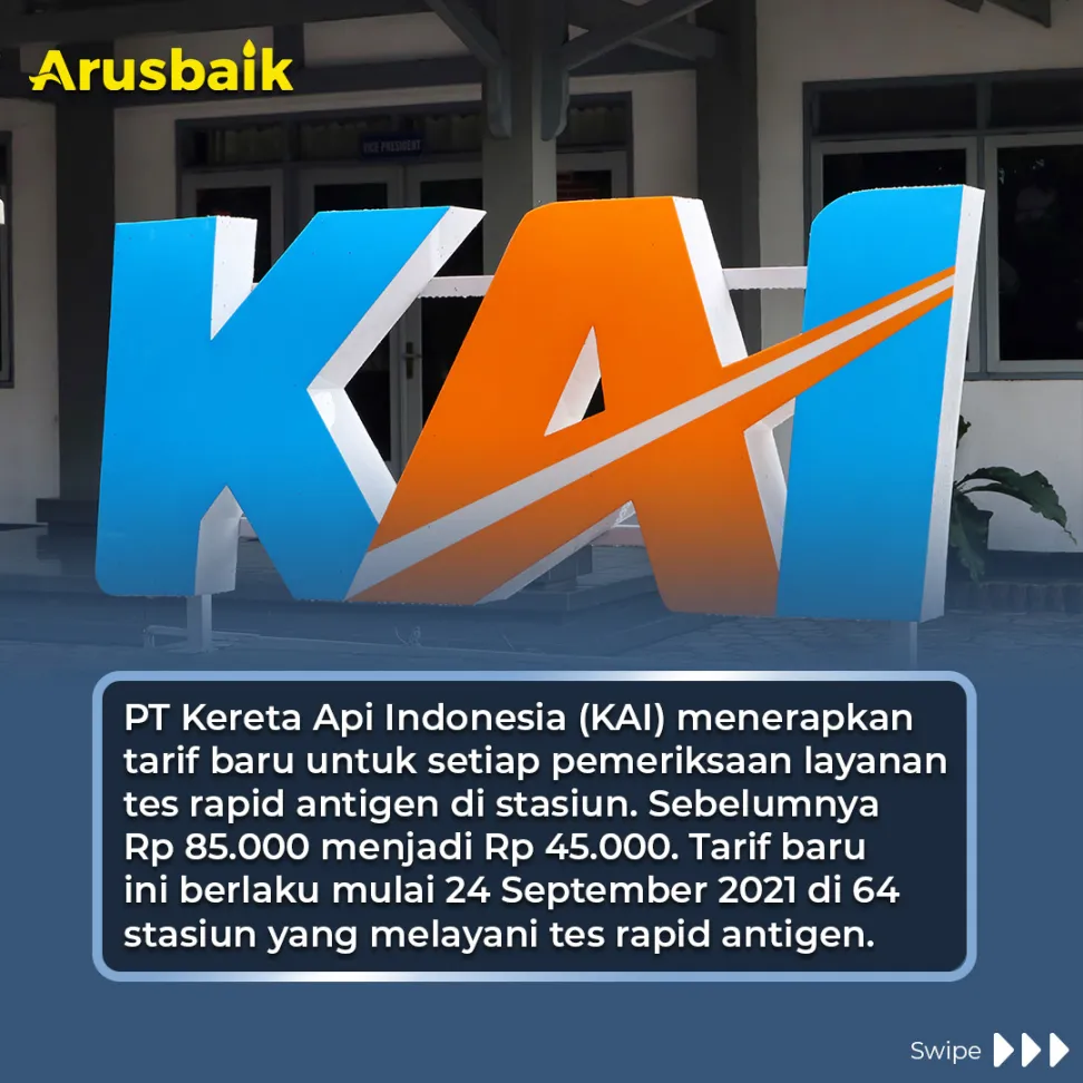Murmer! Harga Tes Antigen Di Stasiun Turun Jadi Rp 45 Ribu