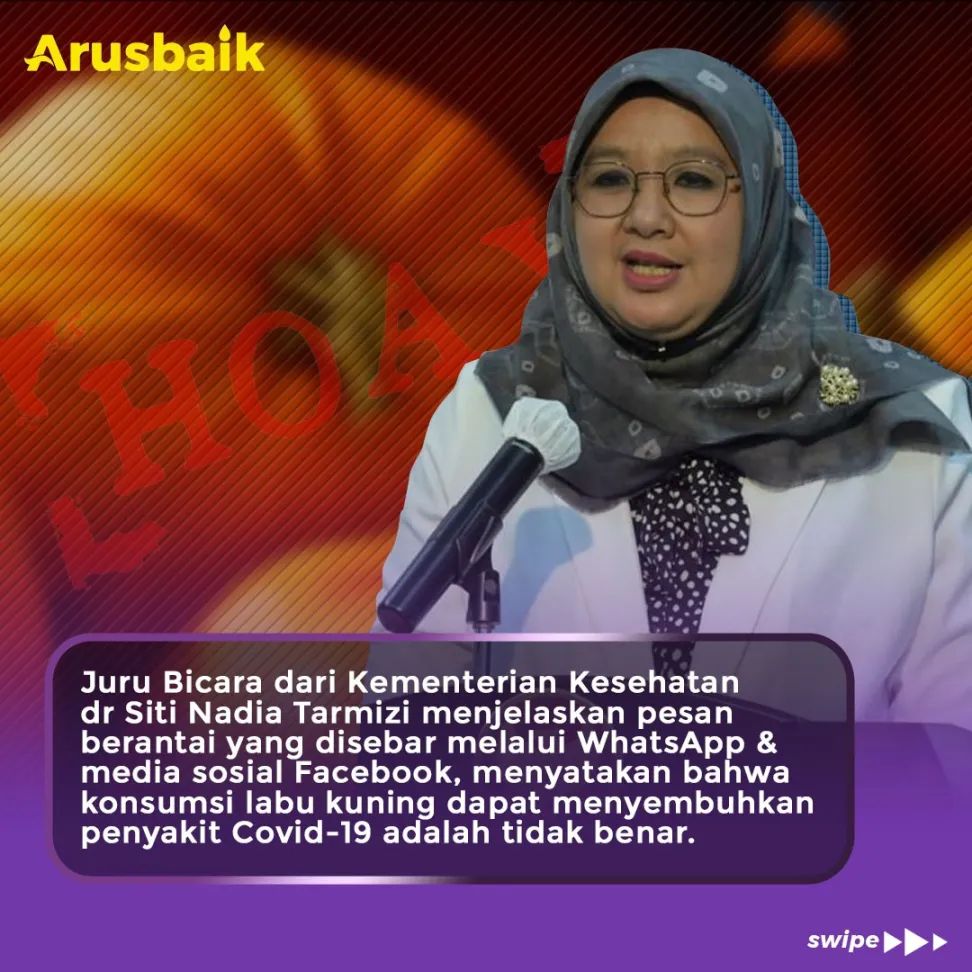 Hoaks! Konsumsi Labu Kuning Bisa Sembuhkan Covid-19