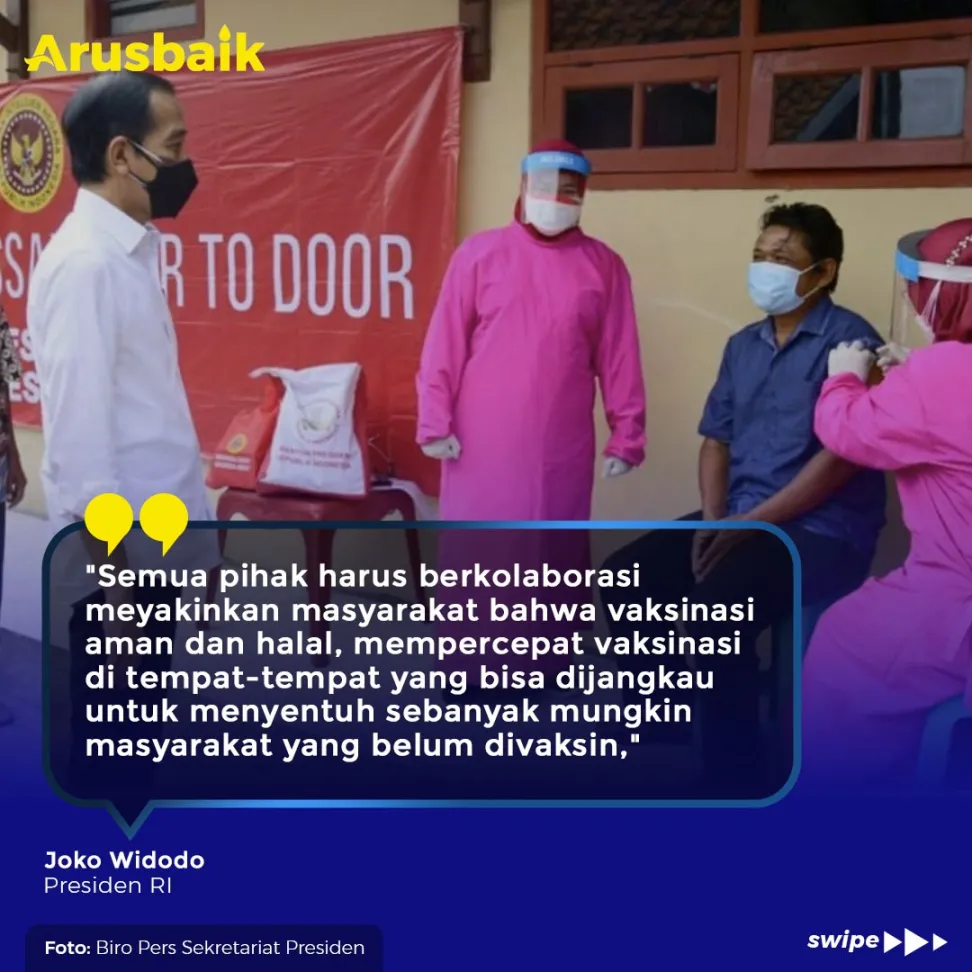 Salut! Pemerintah Kerja Siang Malam Untuk Vaksinasi Covid-19