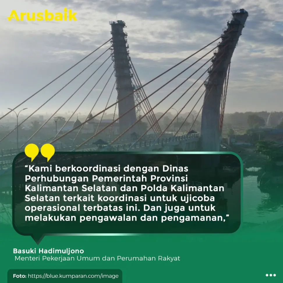 Dengar Cerita Warga Kalsel, Presiden Minta Jembatan Sei Alalak Dibuka