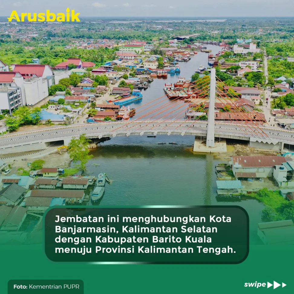 Dengar Cerita Warga Kalsel, Presiden Minta Jembatan Sei Alalak Dibuka
