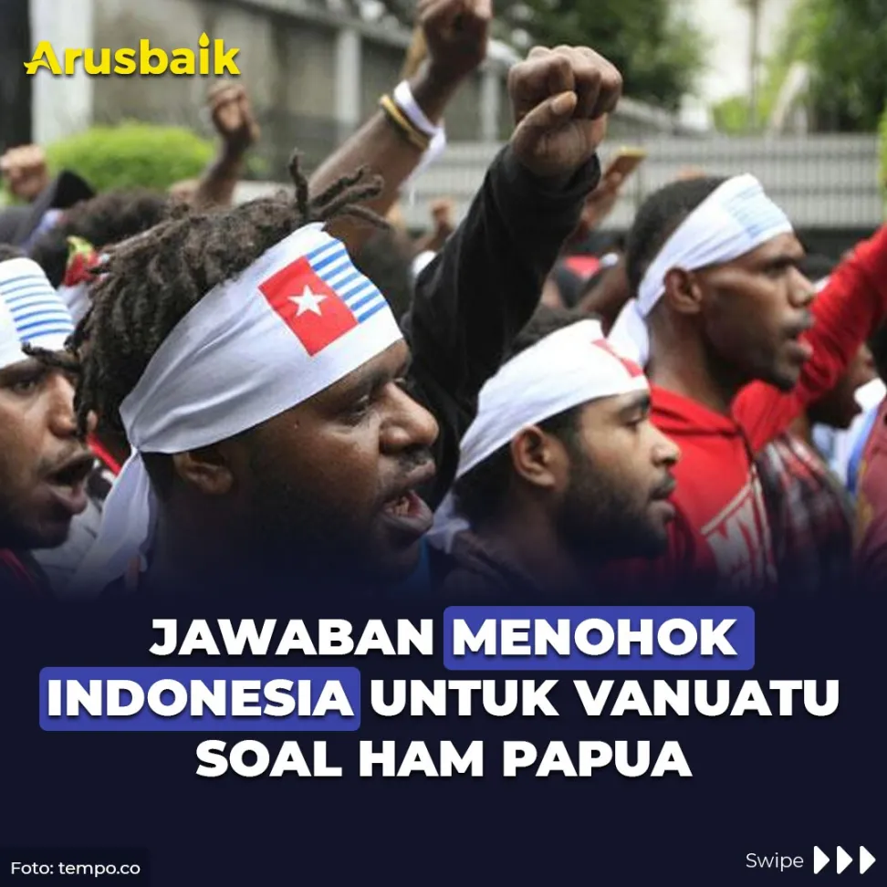 Jawaban Menohok Indonesia Untuk Vanuatu Soal HAM Papua