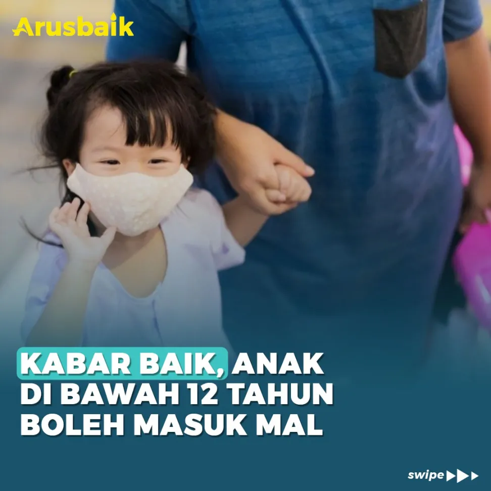 Kabar Baik, Anak Di Bawah 12 Tahun Boleh Masuk Mal