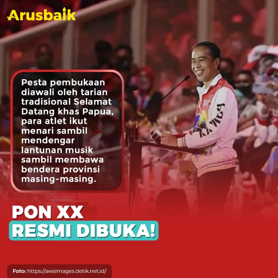 PON XX Resmi Dibuka!