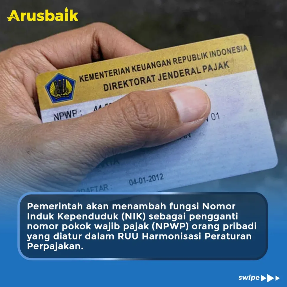 Aturan Baru, RUU HPP: Pemerintah Akan Pakai NIK Sebagai NPWP