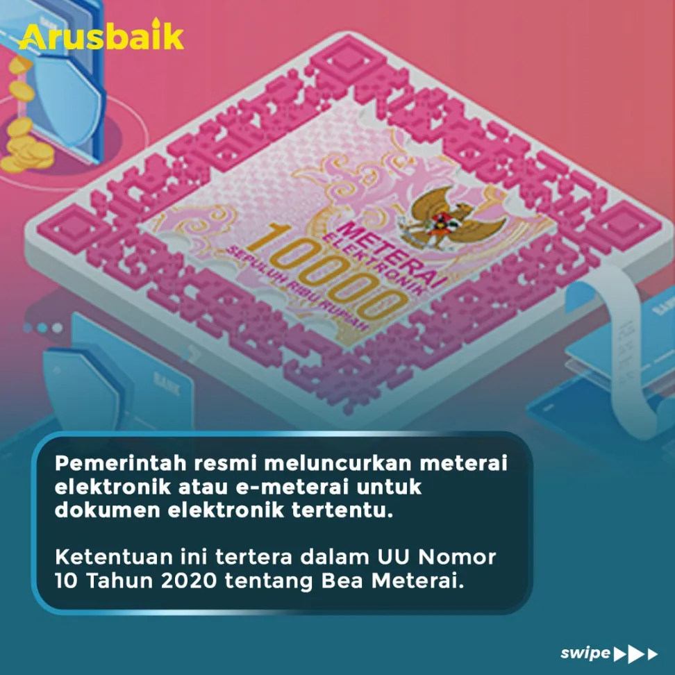 Penting! Begini Cara Dapat Dan Pakai Materai Elektronik