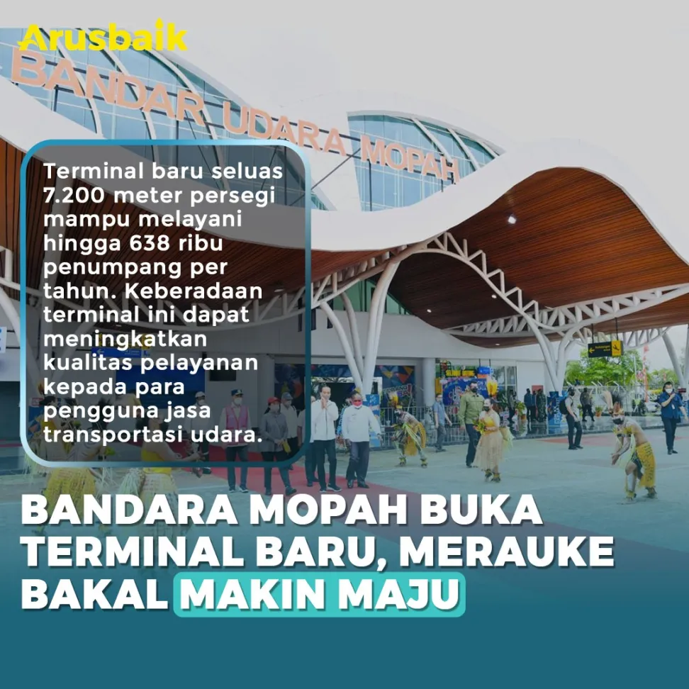 Bandara Mopah Buka Terminal Baru, Merauke Bakal Makin Maju