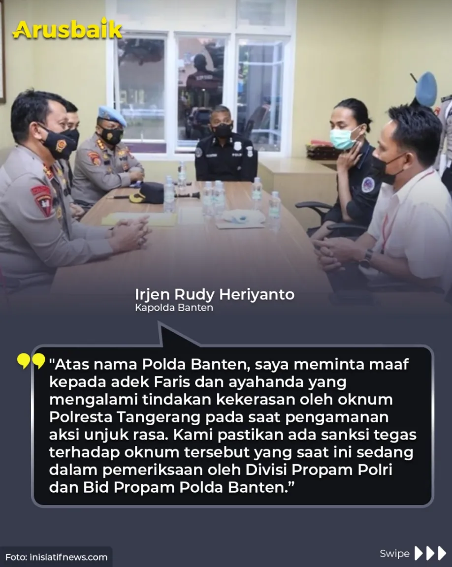 Rendah Hati, Kapolda Minta Maaf ke Mahasiswa