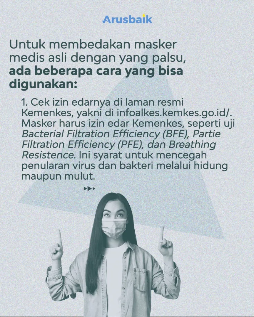 Awas Masker Palsu! Ini Cara Mengenalinya