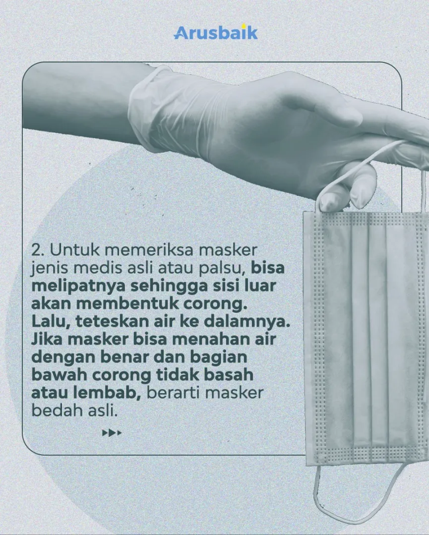 Awas Masker Palsu! Ini Cara Mengenalinya