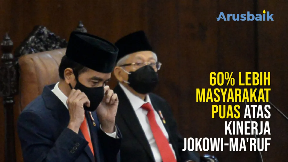60% Lebih Masyarakat Puas Atas Kinerja Jokowi - Ma'ruf