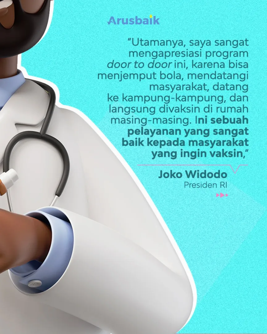 Vaksinasi Door To Door Salah Satu Upaya Terbaik Menekan Kasus Covid-19