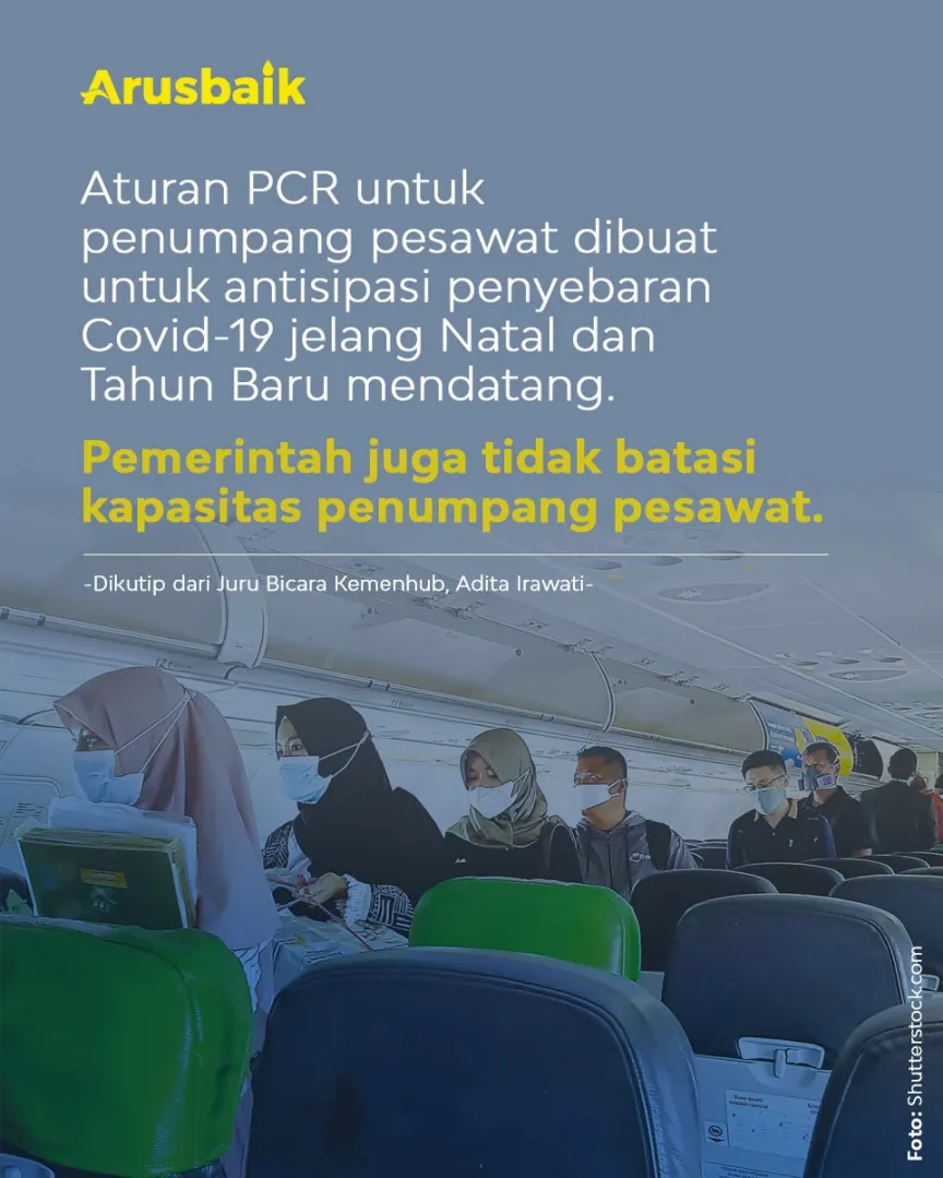 Semua Penumpang Pesawat Wajib Tes PCR, Ini Alasannya