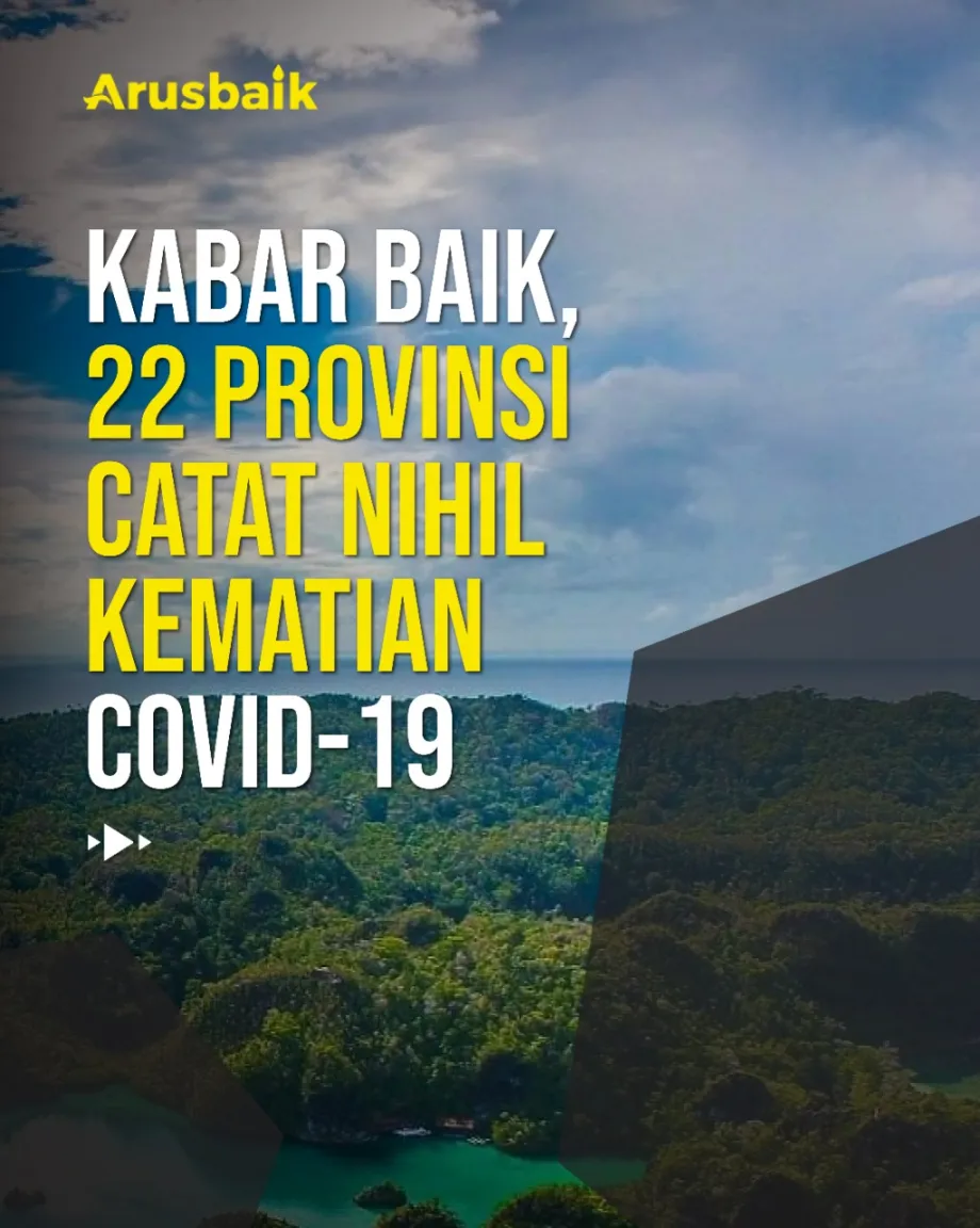 Kabar Baik, 22 Provinsi Catat Nihil Kematian Covid-19