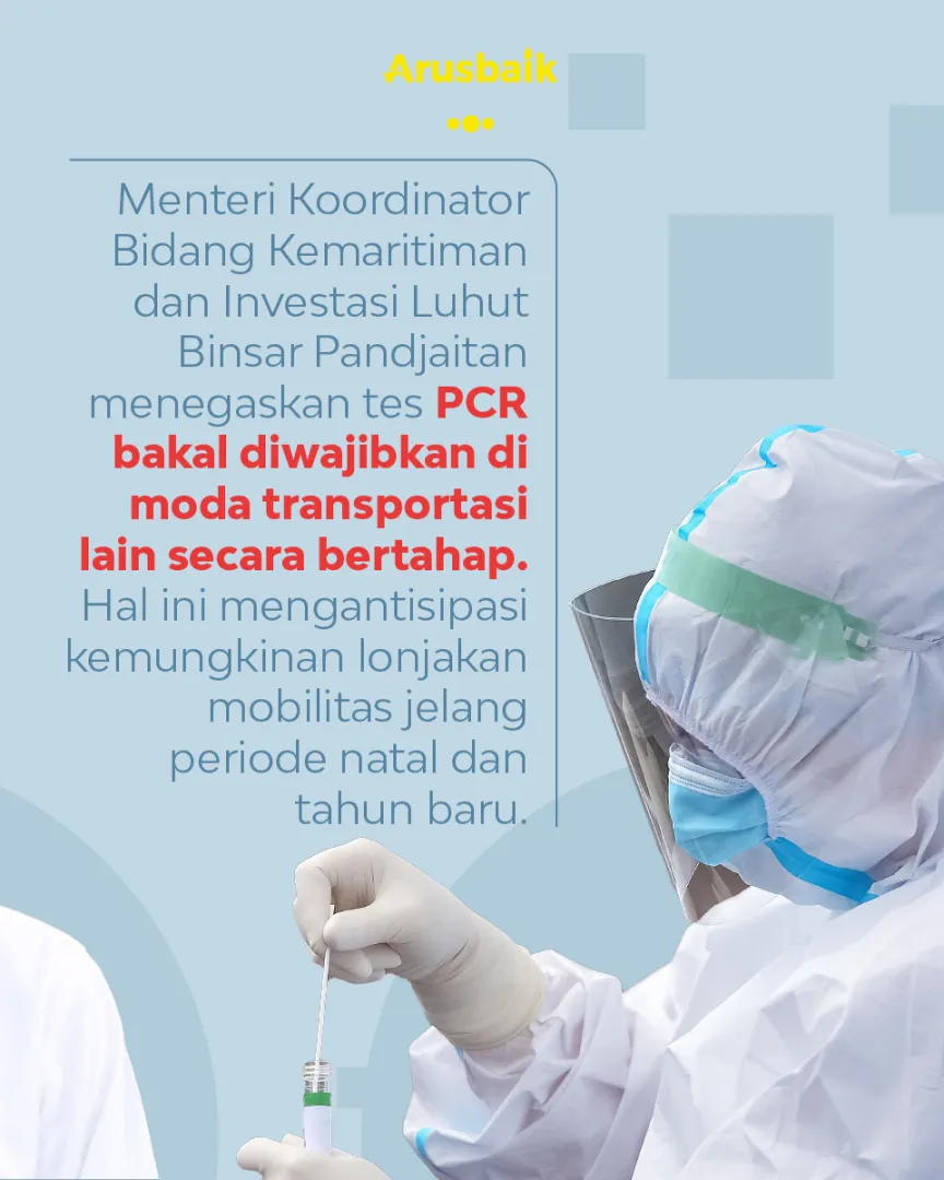 Presiden Minta Harga PCR Turun, Akan Wajib Di Semua Transportasi