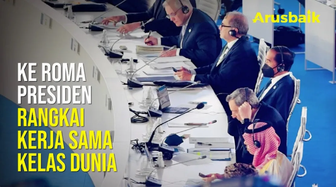 Ke Roma Presiden Rangkai Kerja Sama Kelas Dunia
