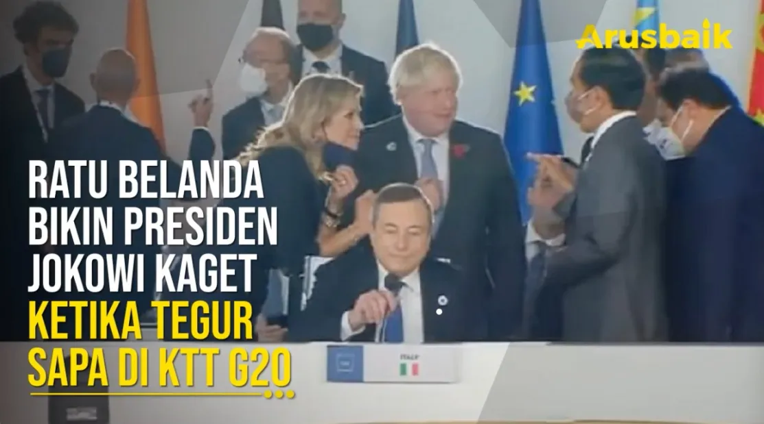 Ratu Belanda Bikin Presiden Jokowi Kaget Ketika Tegur Sapa Di KTT G20