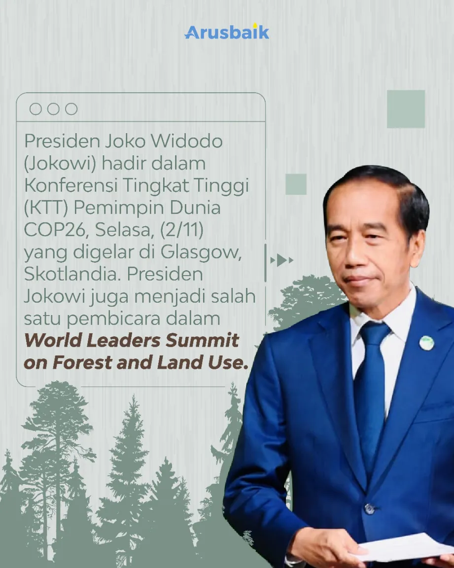 Di Depan Pemimpin Dunia, Presiden Sampaikan 3 Kunci Pengelolaan Hutan