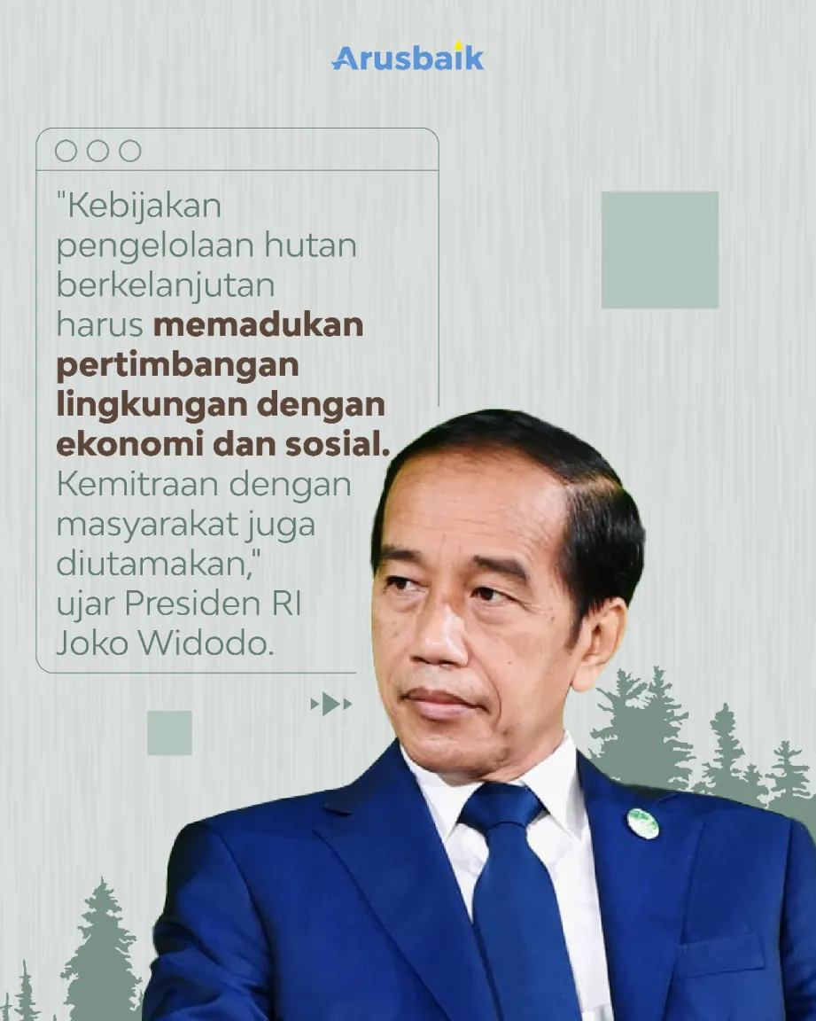 Di Depan Pemimpin Dunia, Presiden Sampaikan 3 Kunci Pengelolaan Hutan