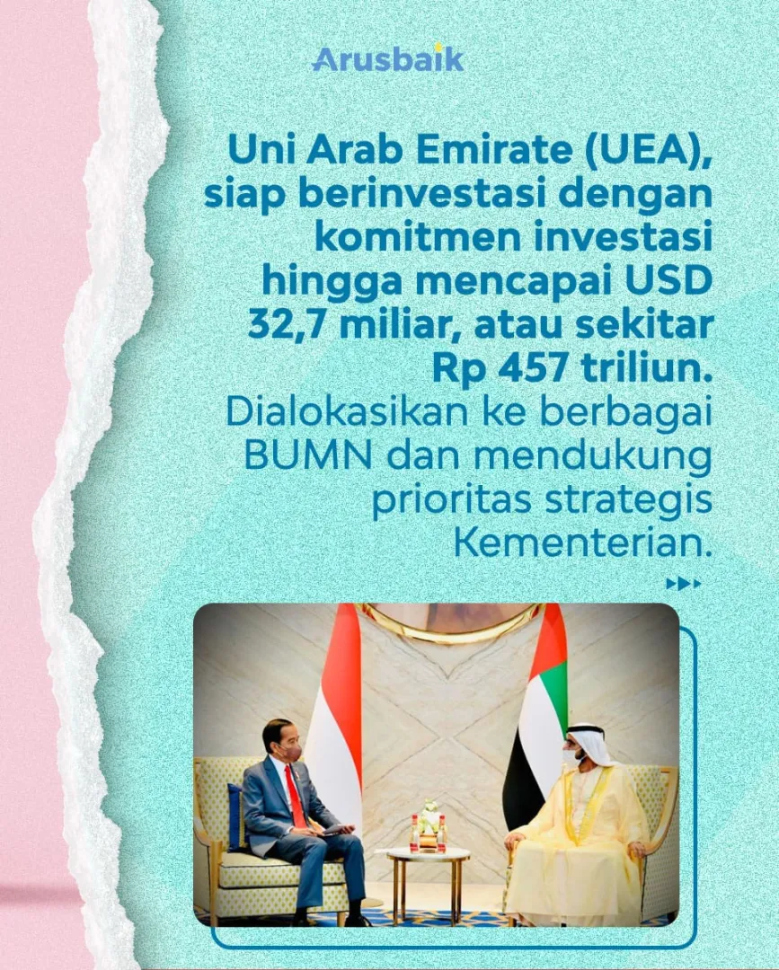 Buah Tangan Dari Skotlandia Dan UEA : Investasi Ratusan Triliun