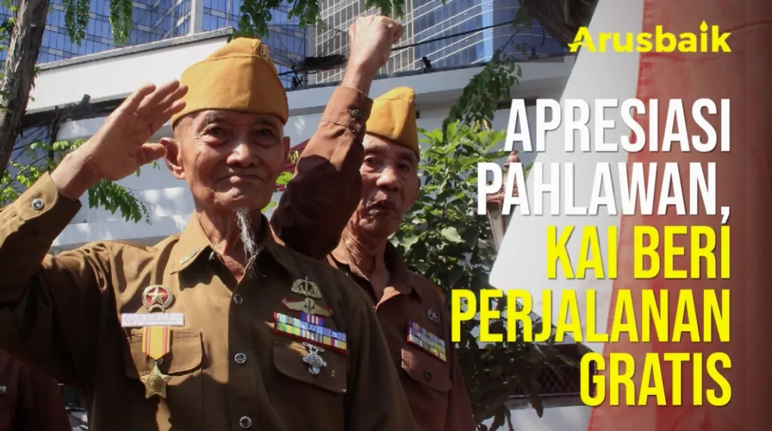 Apresiasi Pahlawan, KAI Beri Perjalanan Gratis