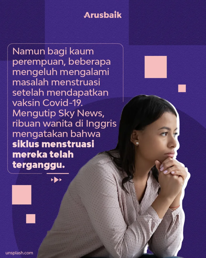 Vaksinasi Aman, Tidak Pengaruhi "Tamu Bulanan"
