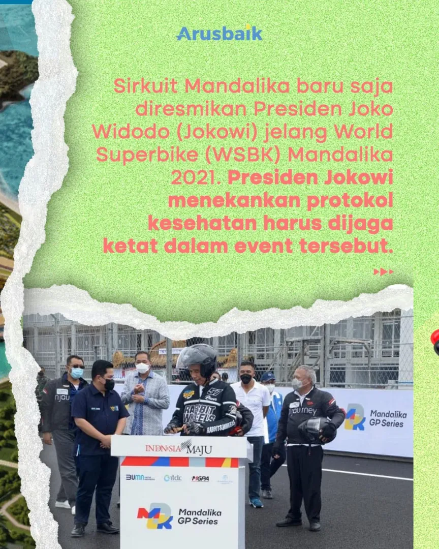 WSBK Mandalika 2021 Siap Digelar, Prokes Harus Ketat, Tak Bisa Ditawar