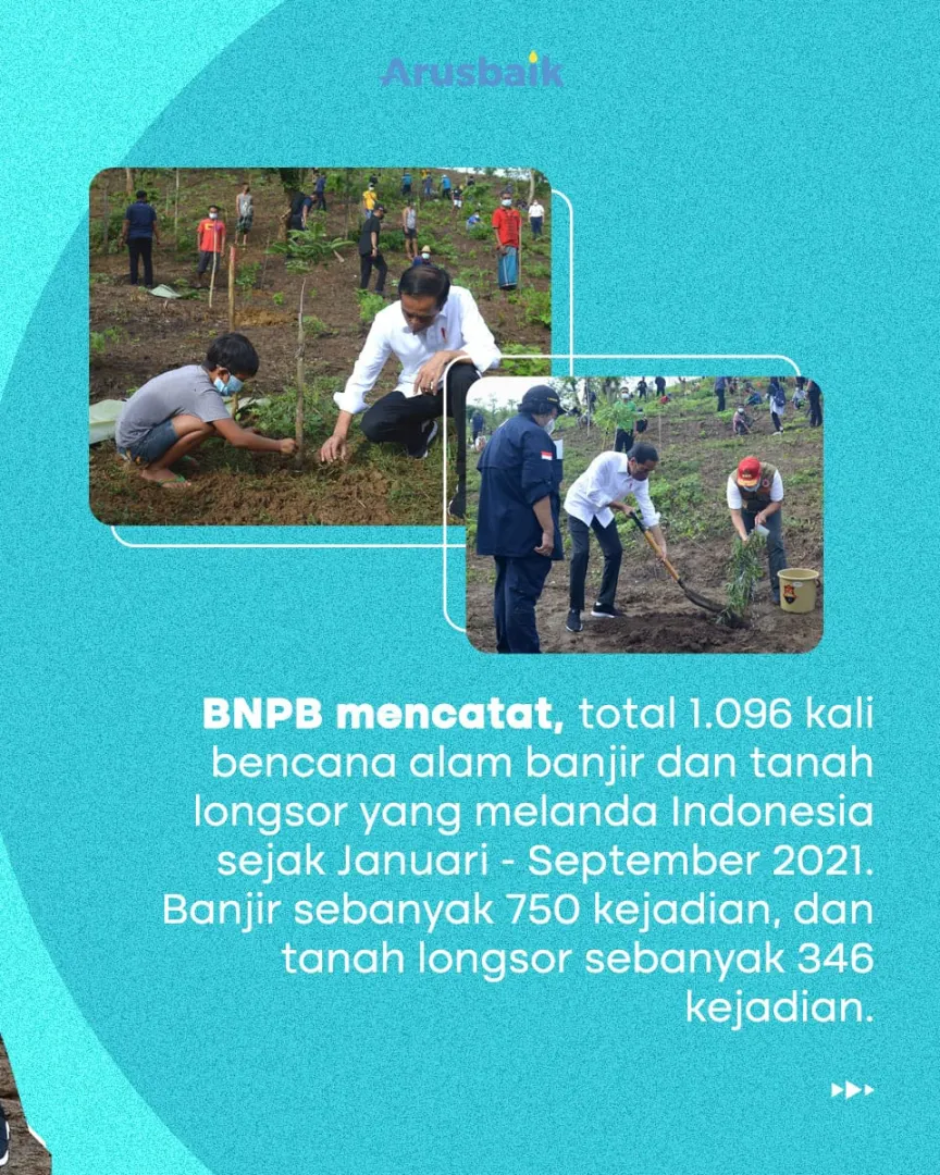 Cegah Longsor Dan Banjir, Presiden Ajak Warga Tanam Pohon