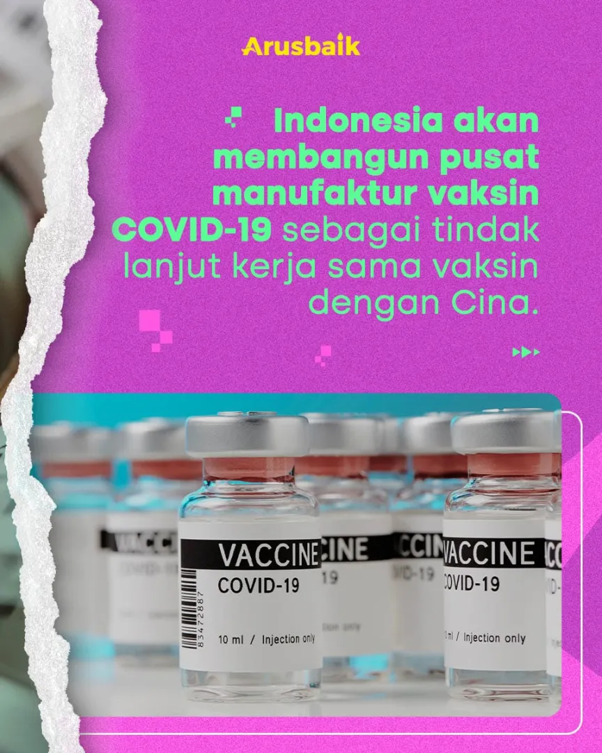 Indonesia Siap Bangun Pusat Manufaktur Vaksin Covid-19