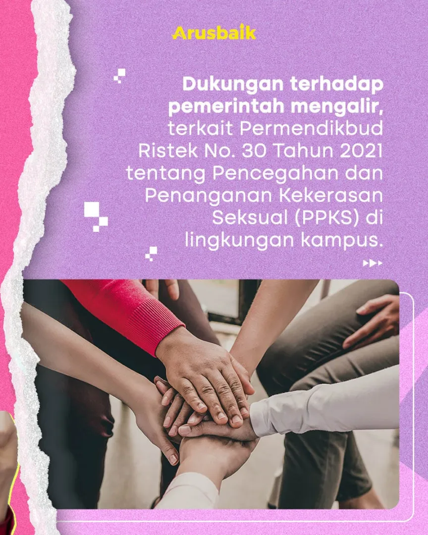 Yes! Permendikbud Ristek PPKS, Panen Dukungan Dari Semua Kalangan