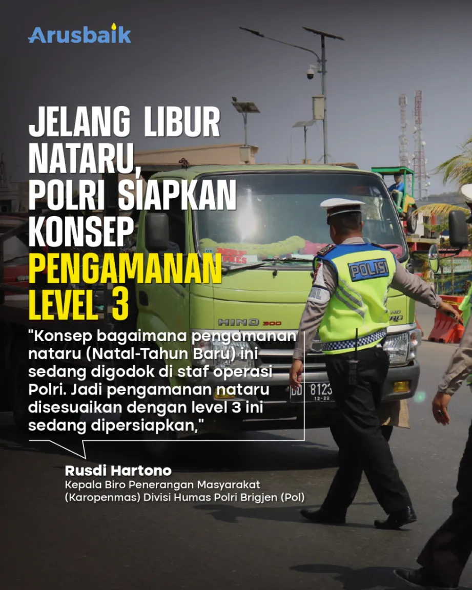 Jelang Libur Nataru, POLRI Siapkan Konsep Pengamanan Level 3