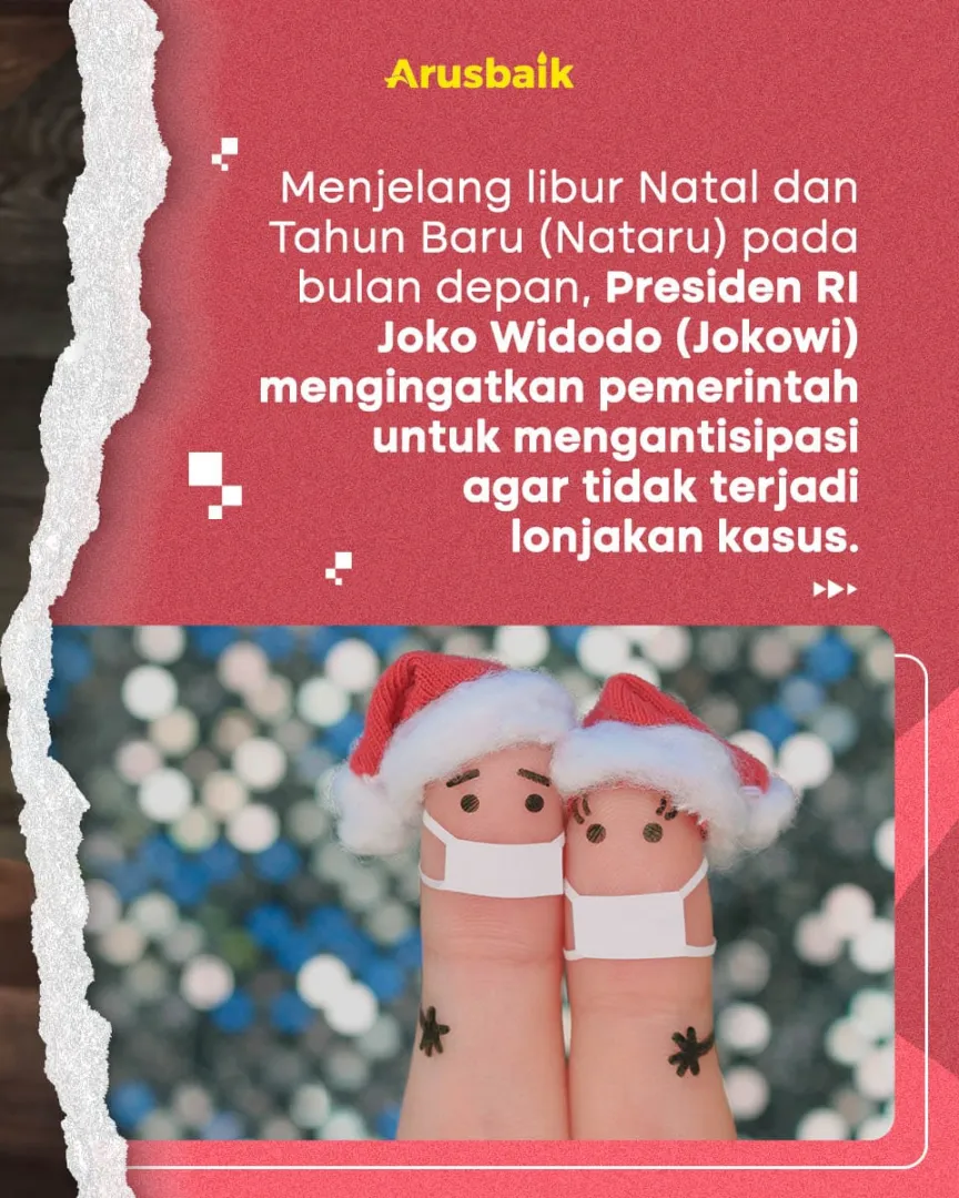 Antisipasi Lonjakan Covid-19 Pada Libur Nataru, Presiden Siapkan 6 Langkah Jitu