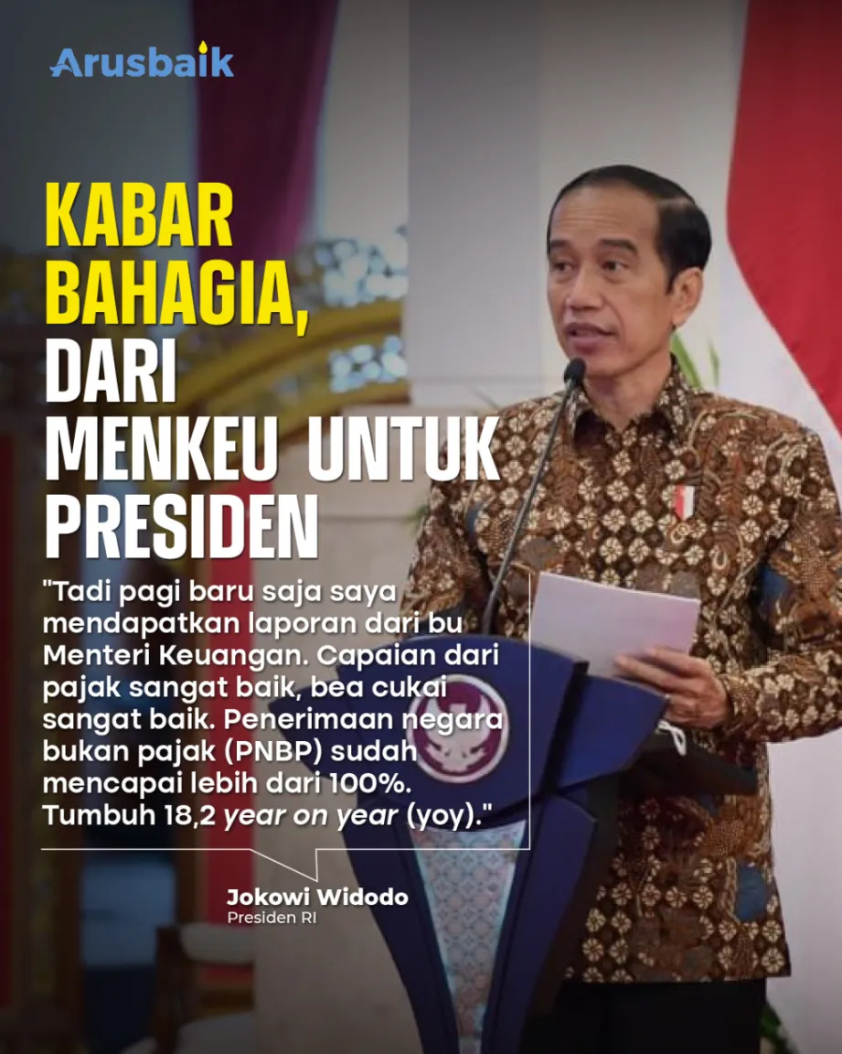 Kabar Bahagia, Dari Menkeu Untuk Presiden