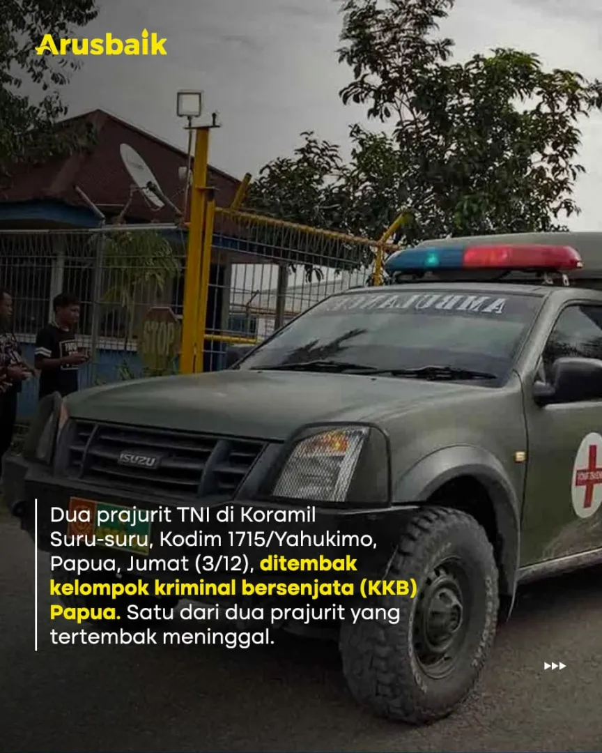 Kabar Duka, Dua Prajurit TNI Ditembak Di Papua, Aparat Siap Atasi Kekerasan KST