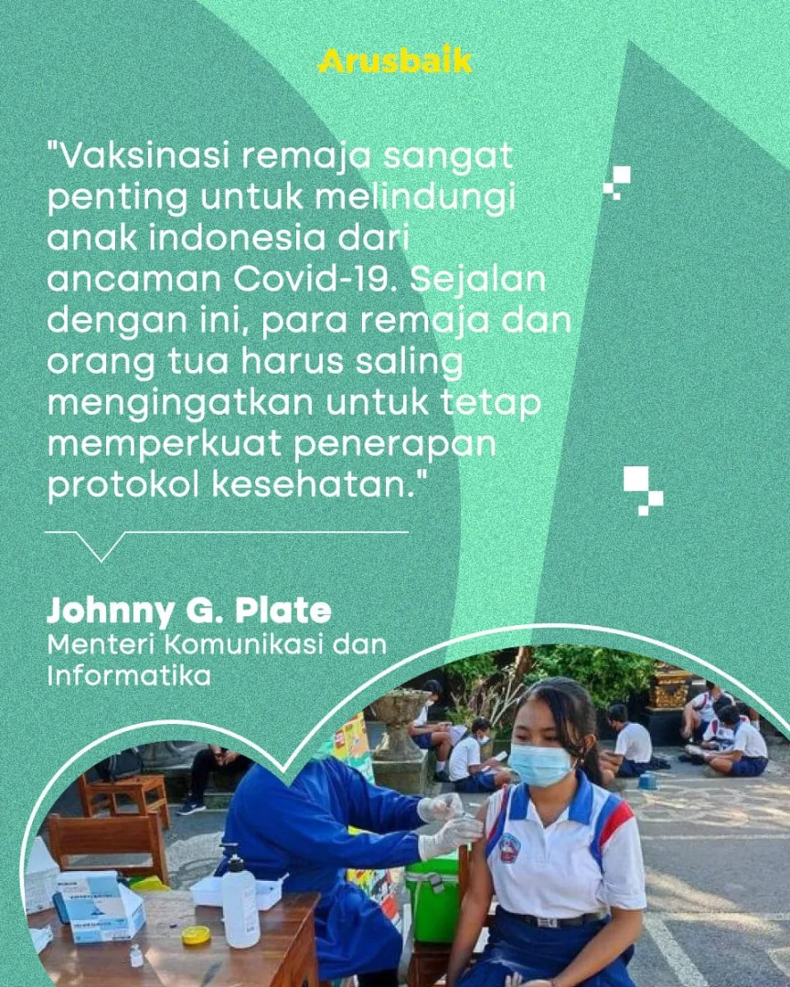 99 Juta Orang Surah Divaksin Covid-19 Dosis Lengkap, Remaja Capai 56%