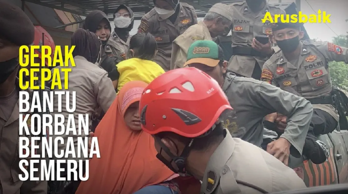 Gerak Cepat Bantu Korban Bencana Semeru