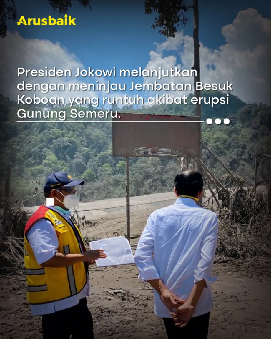 Presiden Terjun Langsung, Bantu & Temui Korban Semeru