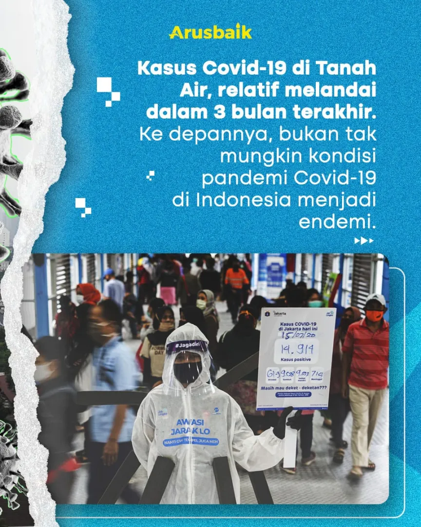 Target Pemerintah RI, Turunkan Status Pandemi Jadi Endemi