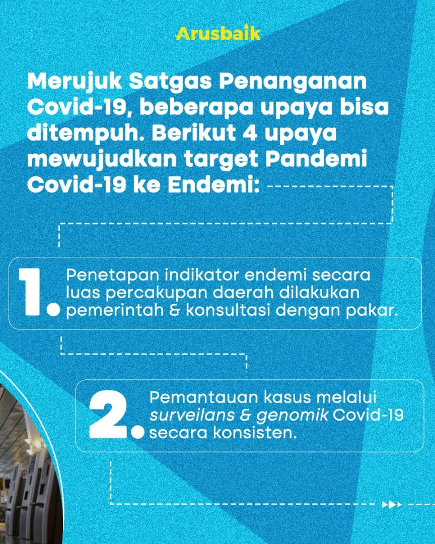 Target Pemerintah RI, Turunkan Status Pandemi Jadi Endemi