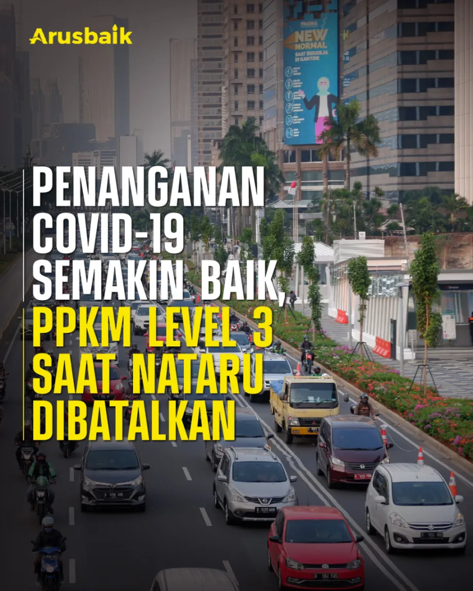 Penanganan Covid-19 Semakin Baik, PPKM Level 3 Saat Nataru Dibatalkan