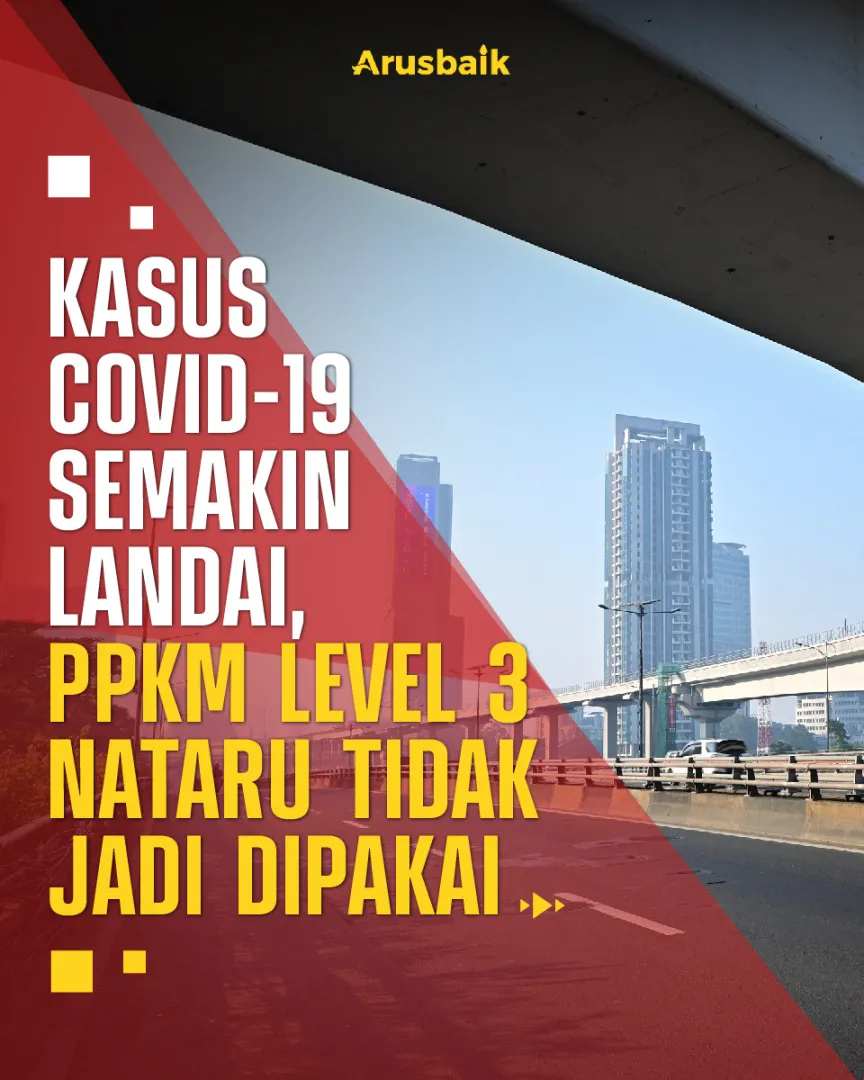 Kasus Covid-19 Semakin Landai, PPKM Level 3 Nataru Tidak Jadi Dipakai