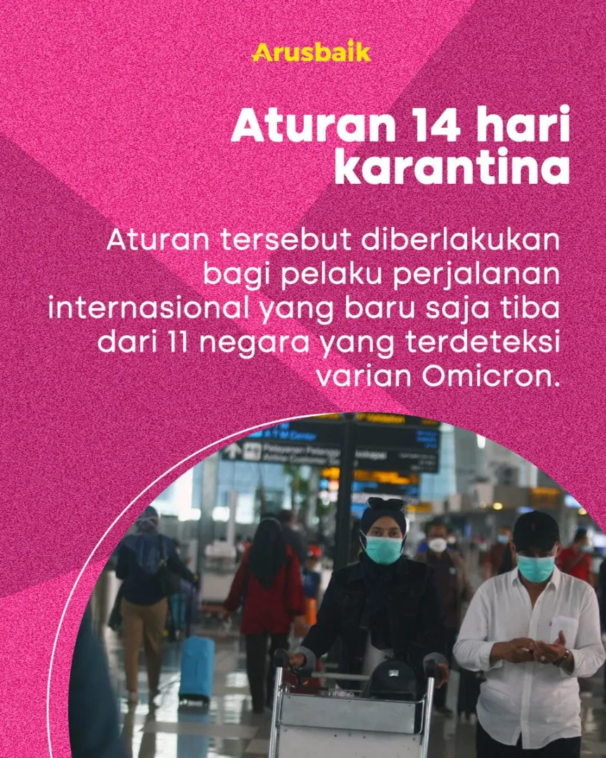 Perlu Dipahami, Aturan Karantina Dari Luar Negeri 10 & 14 Hari