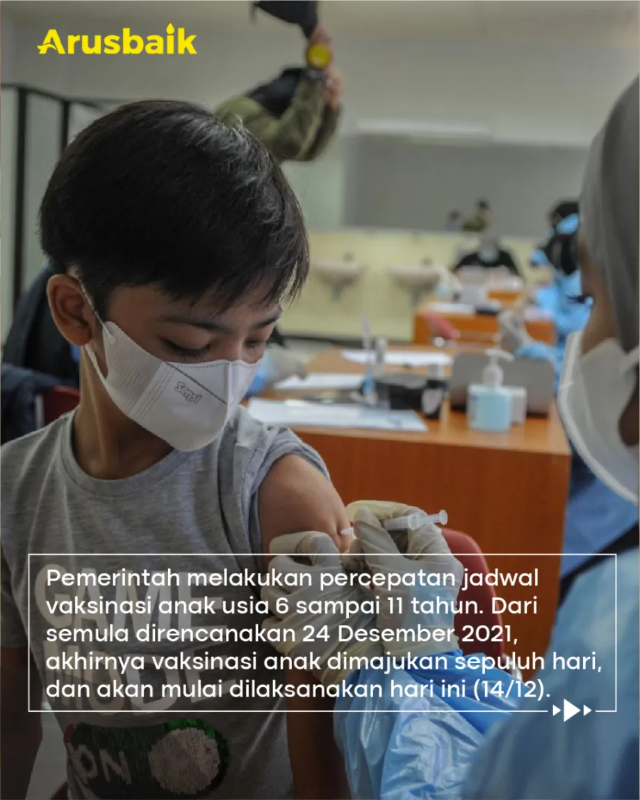 Percepat Herd Immunity, Vaksinasi Anak Dipercepat Mulai Hari Ini