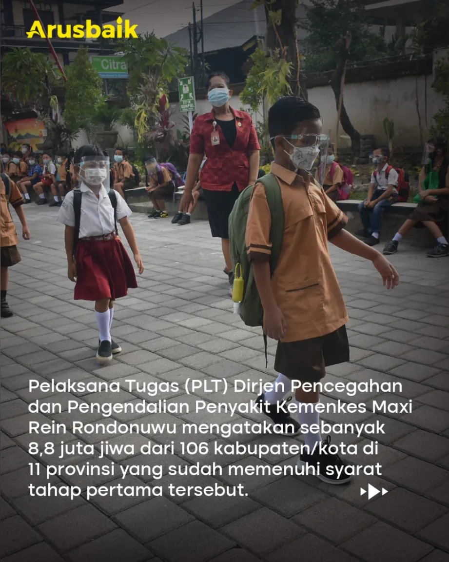 Percepat Herd Immunity, Vaksinasi Anak Dipercepat Mulai Hari Ini