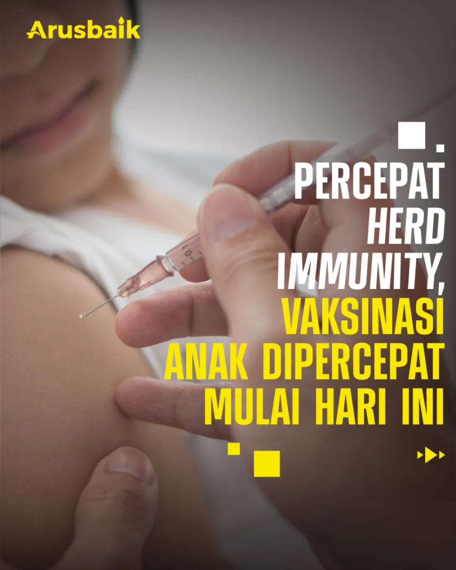 Percepat Herd Immunity, Vaksinasi Anak Dipercepat Mulai Hari Ini