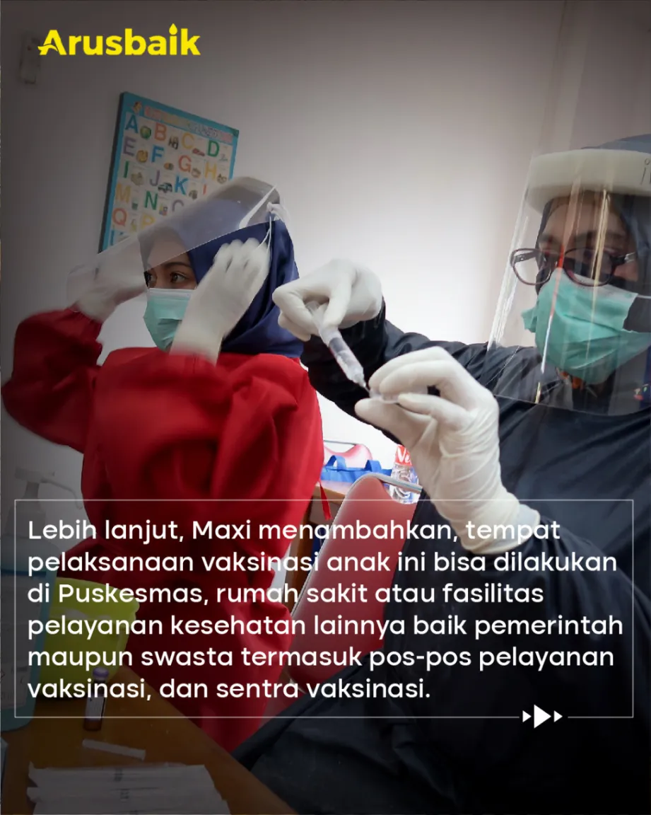 Percepat Herd Immunity, Vaksinasi Anak Dipercepat Mulai Hari Ini